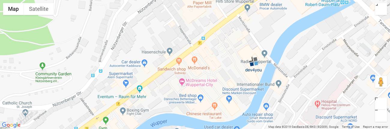 Dev4You Standort auf der Karte